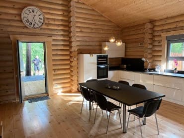 Das Blockhaus Obergeschoss Küche an der Mecklenburger Seenplatte