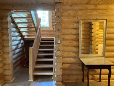 Treppe  im 
								Untergeschoß